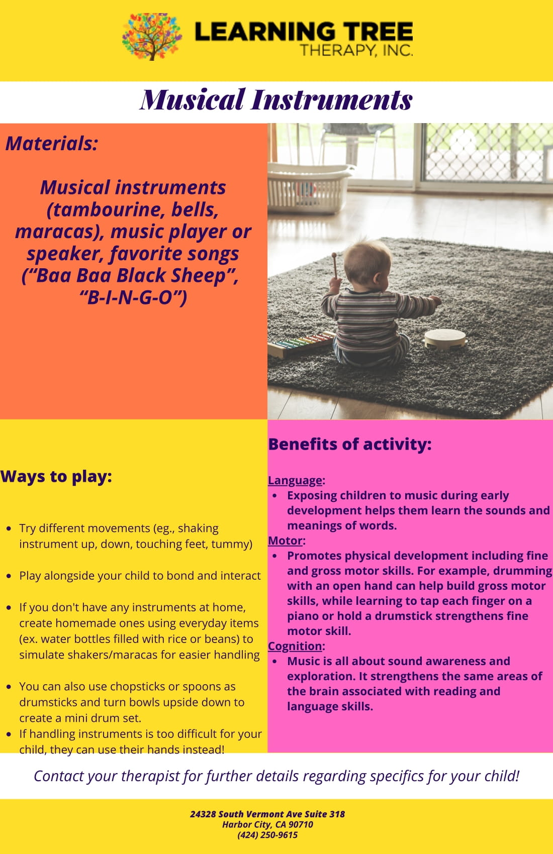 musical instruments activity